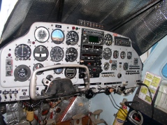 airplane cockpit